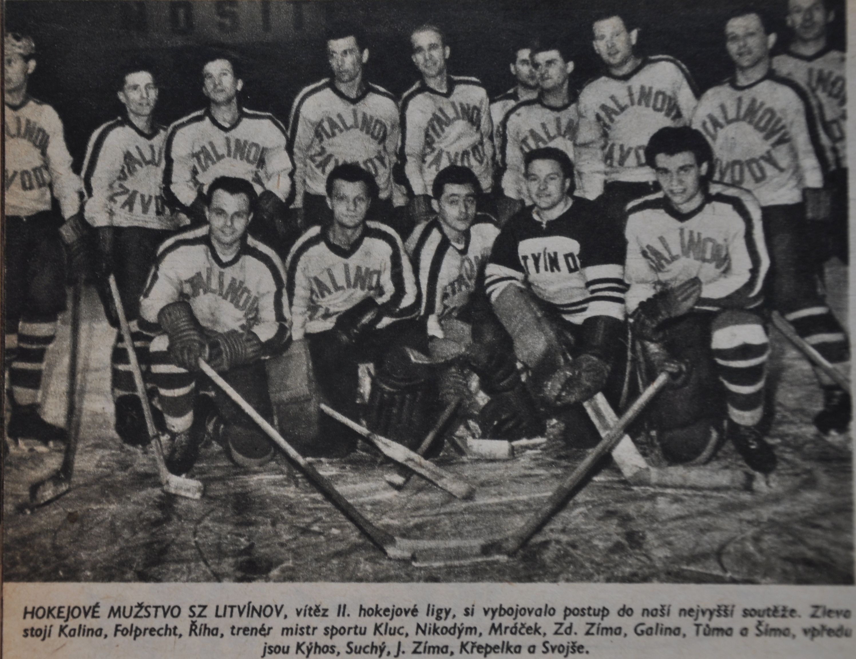 fotografie ze sezóny 1958-59