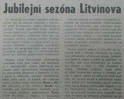 Jubilejní sezóna Litvínova (Josef Holý, Gól, 30/1983)